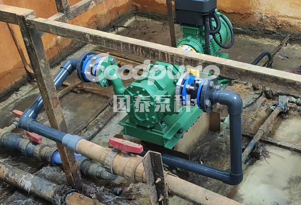 国泰转子泵在污水处理厂中的应用